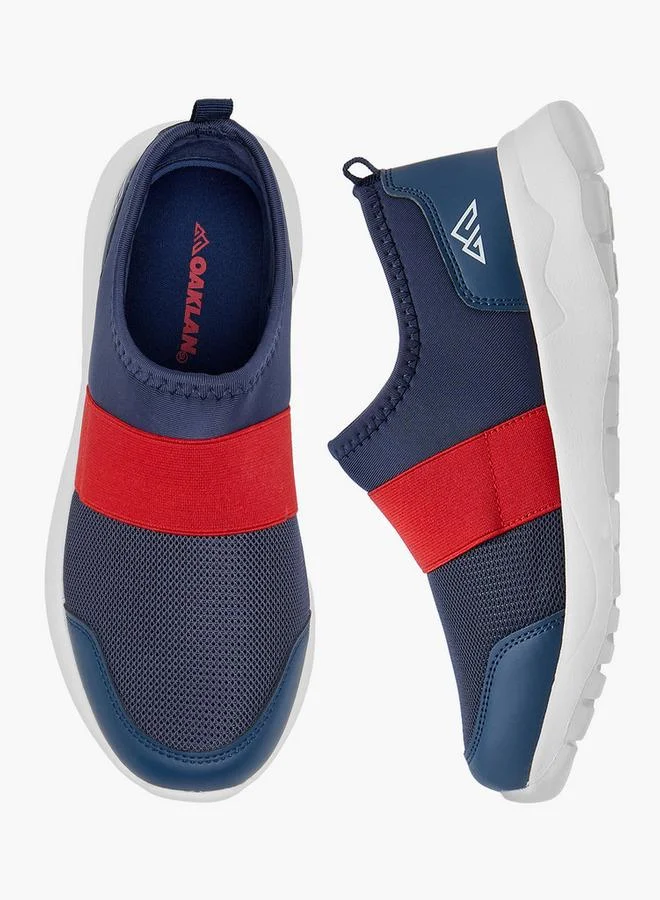 Oaklan by Shoexpress NAVY Textured Slip-On Sports Shoes for Men | Best Price UAE