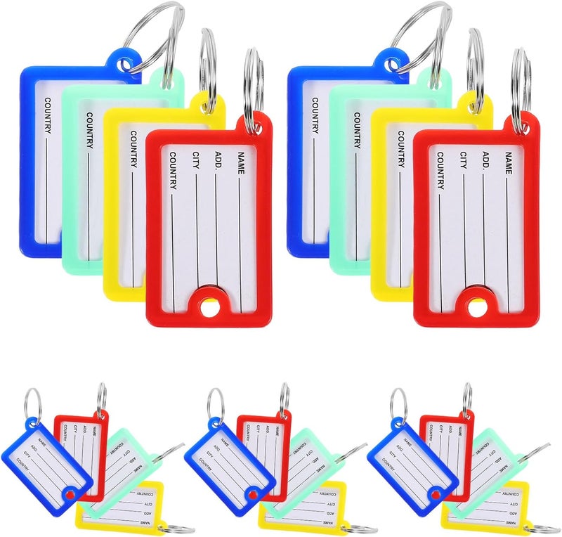 Ready-to-ship local stock 20pcs Plastic Key Tags with Ring Number Labels Writable Key Id Tags for Luggage Backpack Office Use Color-Coded Red Yellow Blue Green Classic practical design Quick available purchase options Multiple sizes Wide use selected material Detachable clean Globally selected raw material Hardness boosted processed substance All-scene compatible build All climate suitability Multi warehouse process Temp resistant Season change compatible build Various size alternatives Continuous warehouse supply Carefully engineered build All user friendly build Gulf climate tested upgraded quality Reliable local delivery service Durable versatile substance Versatile application Precision processed material Main road full logistics cover Global production standard crafted Month-round consistent deliver - Image 1