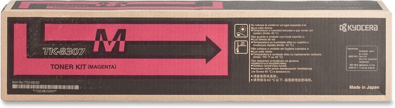 Kyocera TK8307M Toner Cartridge 15 000 Page Yield Magenta
