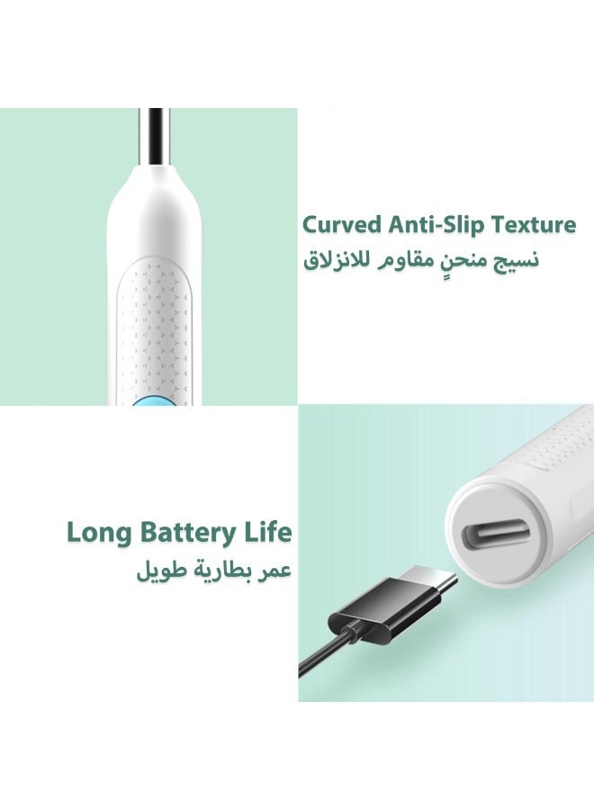 Smart Visual Earwax Removal, Soft Tips Ear Cleaner Tool, Ear Pick with HD Camera, 6 LED, App, USB-C Rechargeable for Safe Ear Wax Extraction - Image 5