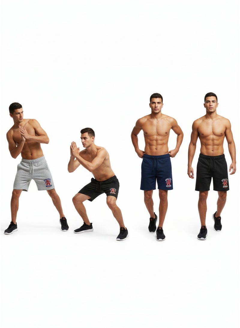 general SHORTS MENS BODY FRENCH TERRY FASHION HT/BB-SHFR-48-GREY - Image 2