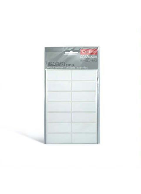 TANEX ADHESIVE LABELS 48MMX80MM 3X10 LABELS WHITE