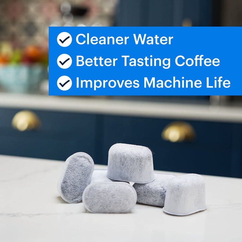 Essential Values Water Filter 6 Pack - Compatible with Breville Espresso Machines - Filter Replacement - 1 Year Supply - Activated Charcoal & Renewable Cotton - Image 5