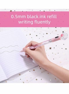 Y&D Ballpoint Pen, Led Cat 6 Pcs Paw Kawaii Pens, and 10 Refills, Cool Fun Glowing Pens 0.5mm Black Ink Needle Gel Cute School Supplies for Teen Girls  - Image 4