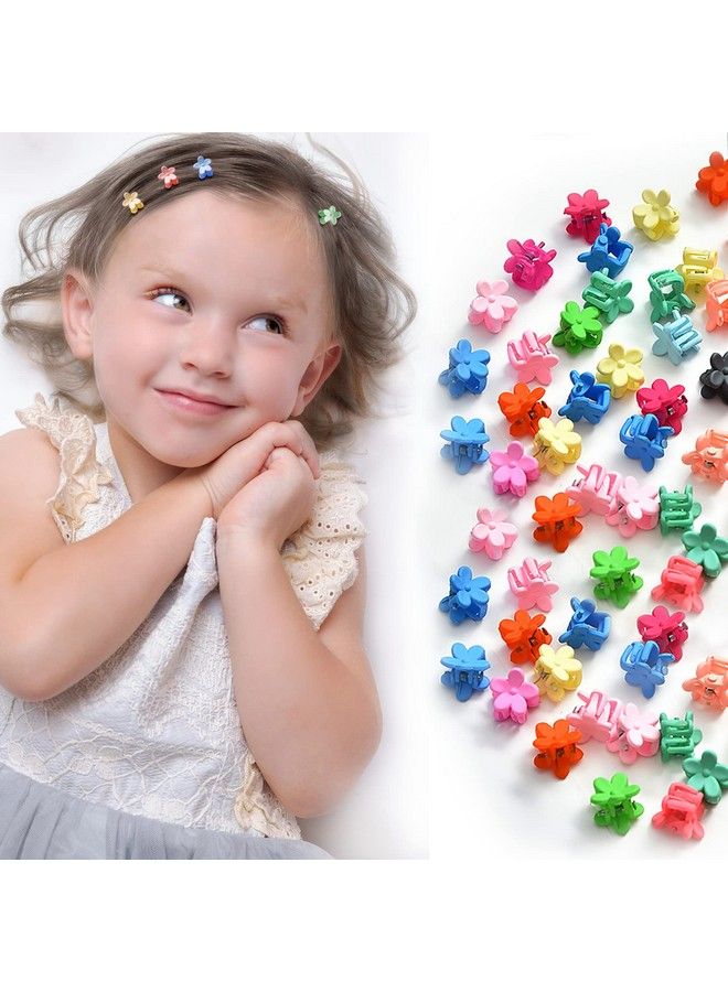 Sanas Flower Hair Clips For Women 10 Pcs Cute Accessories Baby Girl Gifts Fashion Hair Clips Accessories Girls Gift For Girls 12 + Years Old Gift For Girls Birthday Stylish Colours 10Pcs - Image 2