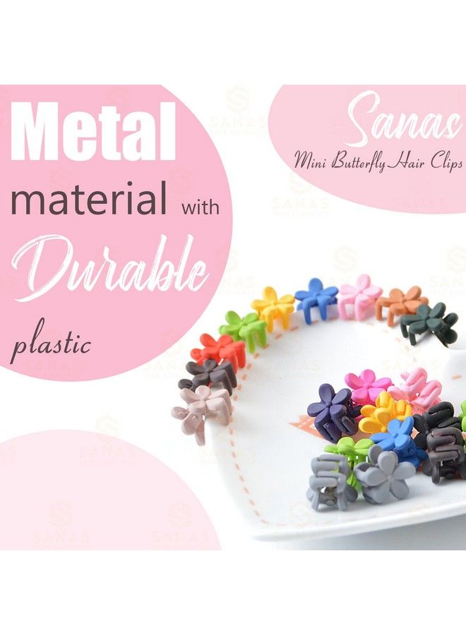 Sanas Flower Hair Clips For Women 10 Pcs Cute Accessories Baby Girl Gifts Fashion Hair Clips Accessories Girls Gift For Girls 12 + Years Old Gift For Girls Birthday Stylish Colours 10Pcs - Image 4