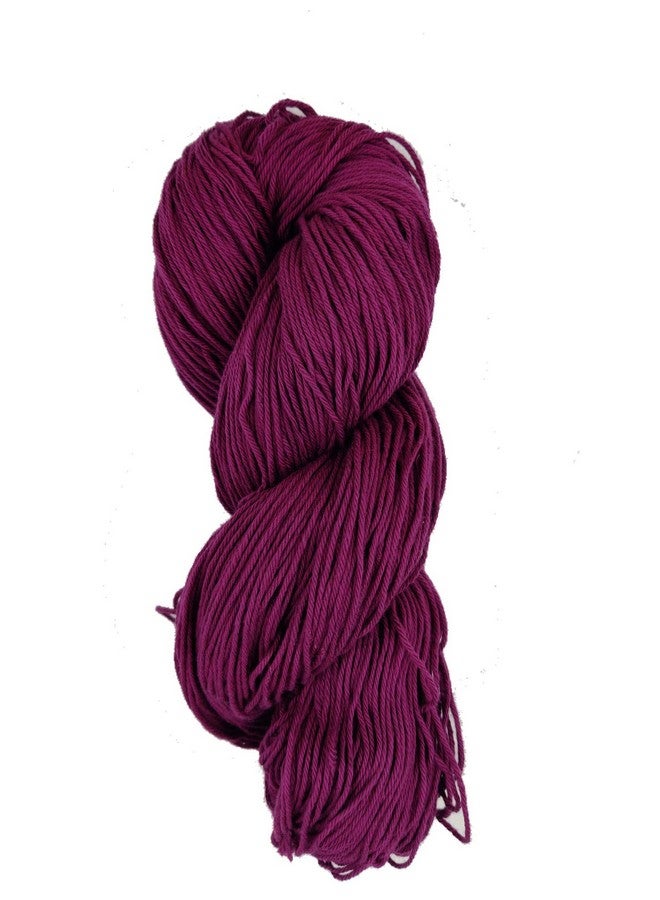 Prapti Handicrafts Prapti handicrafts 4 Ply Magenta Cotton Yarn for Crochet and Knitting, Soft Crosia Threads, 160 Grams Hank, 1 Pack of Cotton Yaran, Suitable for Sweaters, Scarfs, Hat, Baby Clothes and DIY Crafts. - Image 1