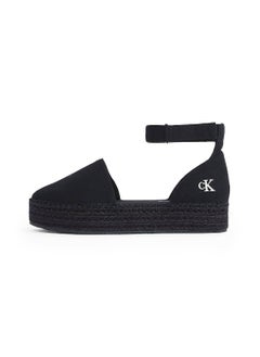 Calvin Klein Jeans Women's Canvas Platform Espadrilles - Cotton, Black  - Image 5