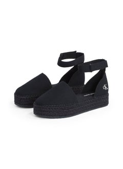 Calvin Klein Jeans Women's Canvas Platform Espadrilles - Cotton, Black  - Image 2