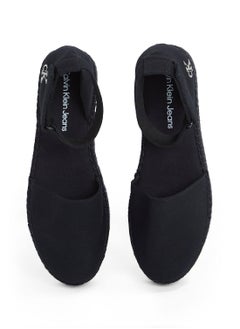 Calvin Klein Jeans Women's Canvas Platform Espadrilles - Cotton, Black  - Image 4