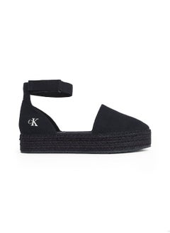 Calvin Klein Jeans Women's Canvas Platform Espadrilles - Cotton, Black  - Image 1