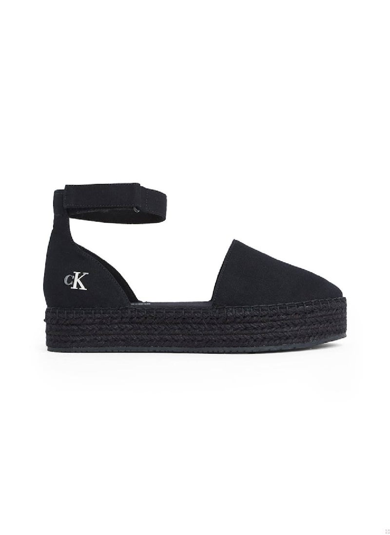 Calvin Klein Jeans - Women's Canvas Platform Espadrilles - Cotton, Black - Image 1
