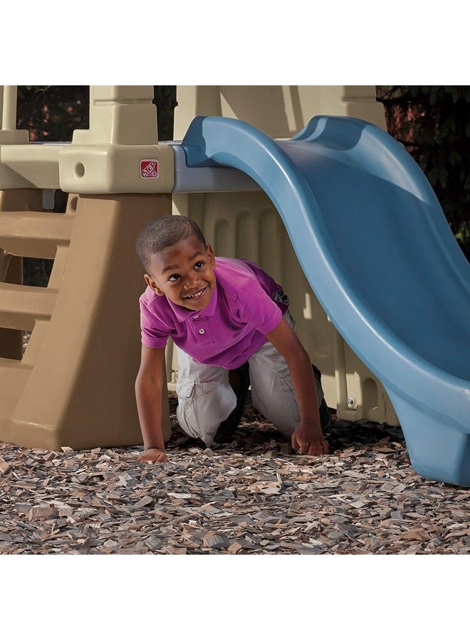 Step2 Play Up Gym Set | Kids Outdoor Swing Set with Slide | Plastic Play Set with Swings  - Image 2