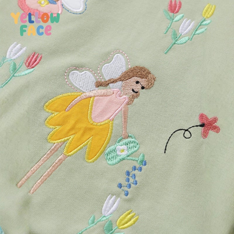 Girls Cartoon Print Long Sleeve Sweatshirt for Kids - Image 3
