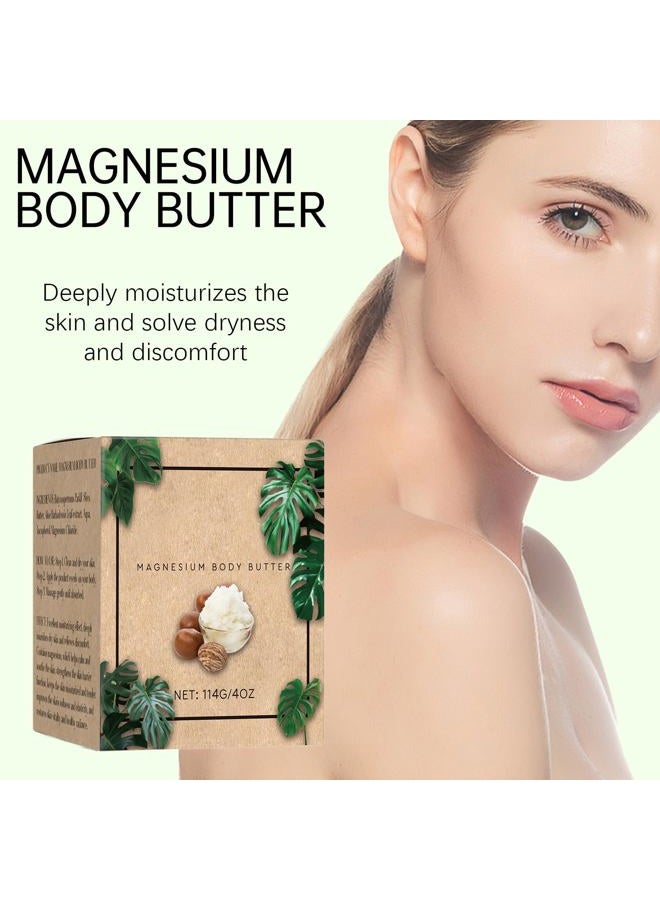 THUIOP Mama Neuropathy Cream, Magnesium Body Butter, Magnesium Cream Deeply Skin Moisturize Keep Skin Soft & Smooth for All Skin Types (1pcs) - Image 3