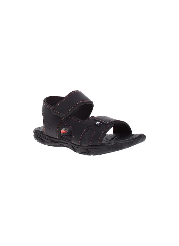 موليكينهو Molekinho Boys Sandals With Back Strap Black | Made In Brazil