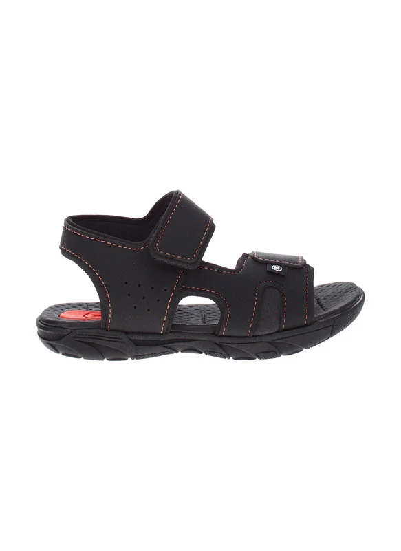 موليكينهو Molekinho Boys Sandals With Back Strap Black | Made In Brazil