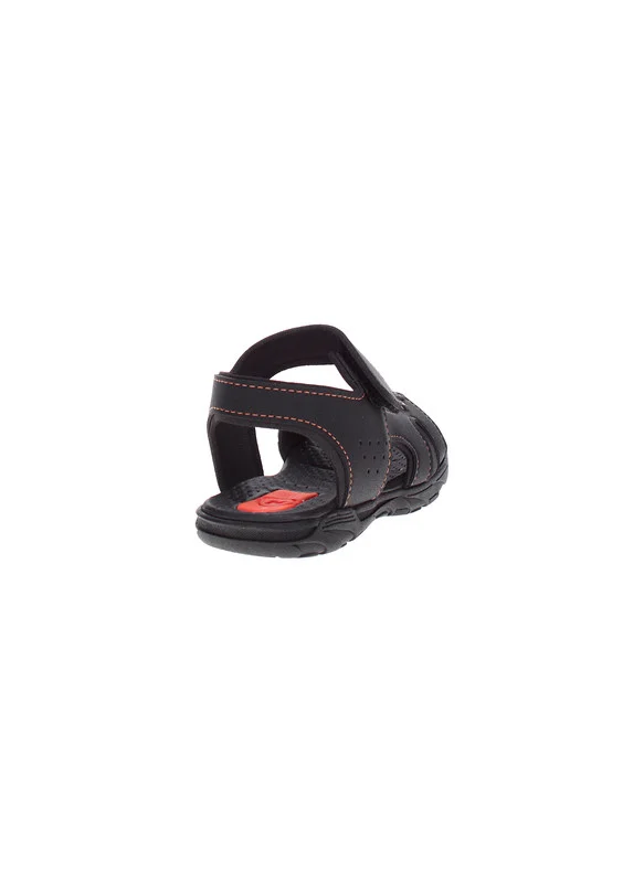 موليكينهو Molekinho Boys Sandals With Back Strap Black | Made In Brazil