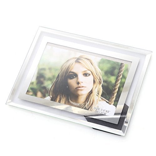 Zhenzan Frames 3.5x5-inch Glass Picture frame for Home Decor,Horizontal or Vertical Display - Image 3