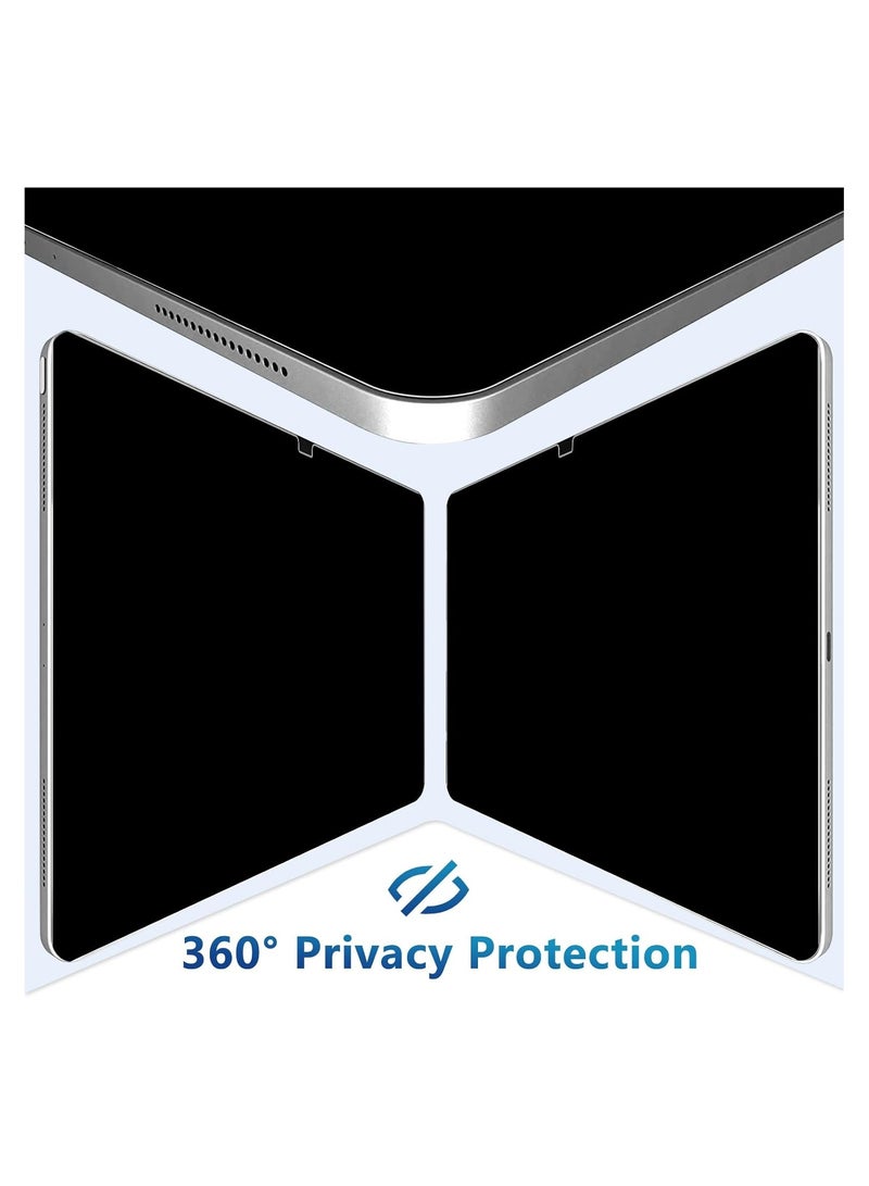 【1 Pack】 Privacy Screen Protector Compatible with Galaxy Tab S10 Ultra 14.6-inch SM-X920/X926 (2024), 360° Anti Spy Privacy Film, Matte Anti-Glare, Scratch Resistant, Anti Bubble PET Film - Image 4