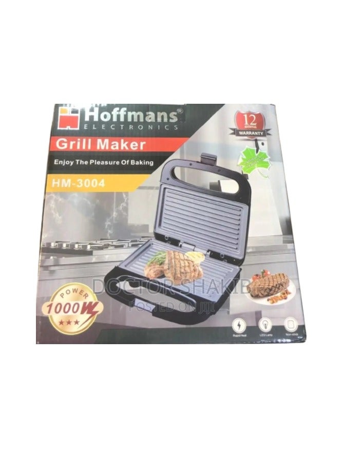 Hoffman's Appliance شواية إلكترونية من هوفمانز، ١٠٠٠ واط، HM-3004 - أسود وفضي 