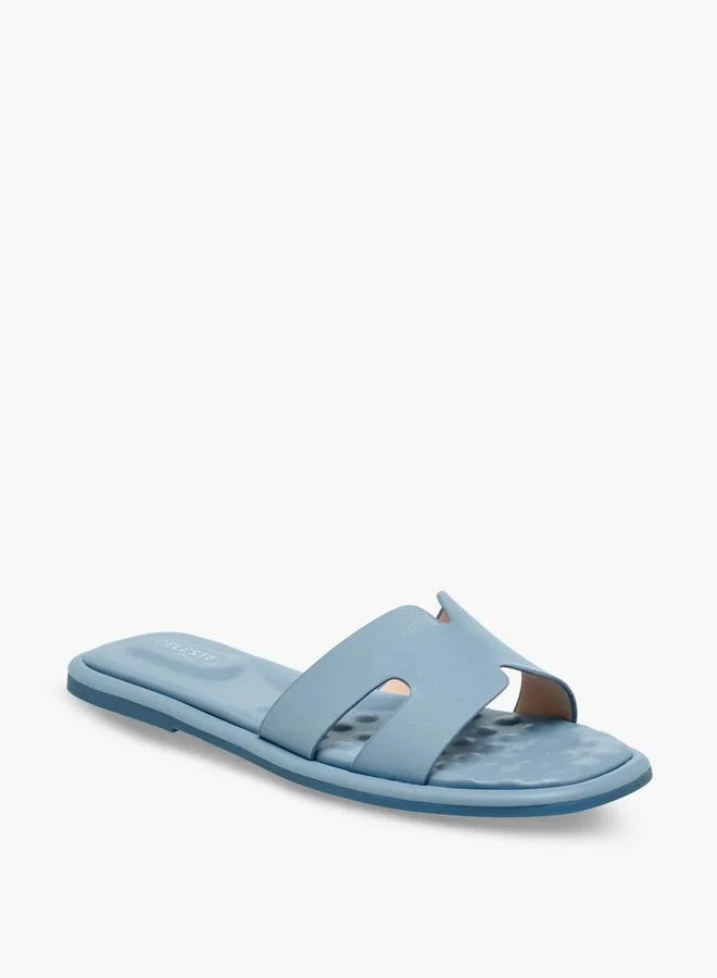 Celeste BLUE Women Slip-On Sandals for Women | Best Price UAE