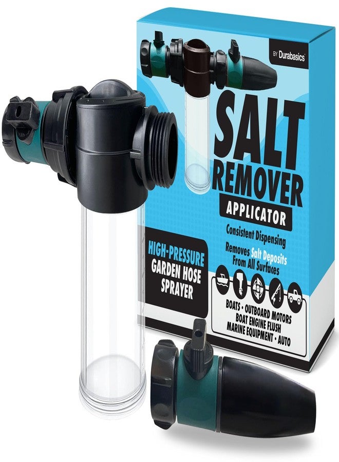 Durabasics Salt Remover Flush Kit with High-Pressure Hose- Salt Gone Applicator for Boat - Salt Remover & Marine Engine Flush - Perfect for Flushing Inboard/Outboard Motors and Removing Salt Deposits Away - Image 1