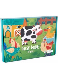 Cordova Early children educational Book for Toddlers, Soft Activity Book Travel Toys Animal Version Sticker Busy Book For Kids Educational Montessori Toys for 1 2 3 Year Old  - Image 1