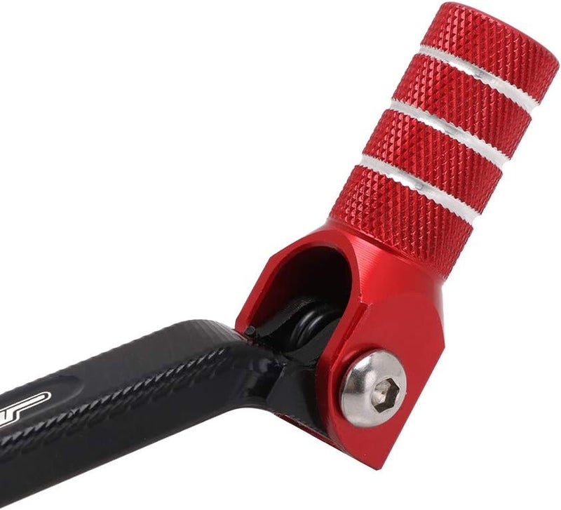 USTPO Motorcycle Gear Shifter Shift Lever Folding Tip CNC for CRF450R CRF450RX 2017-2024 CRF250R 2018-2024 Red - Image 3