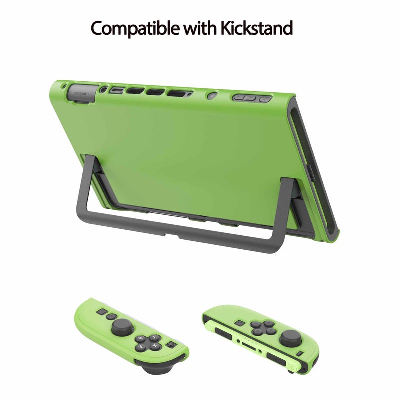 COMCOOL Dockable Case for Nintendo Switch 2 2025 - [Military Grade Drop Protection] Slim Shockproof with Anti-Fingerprint Switch 2 Protective Cover - Teagreen - Image 4