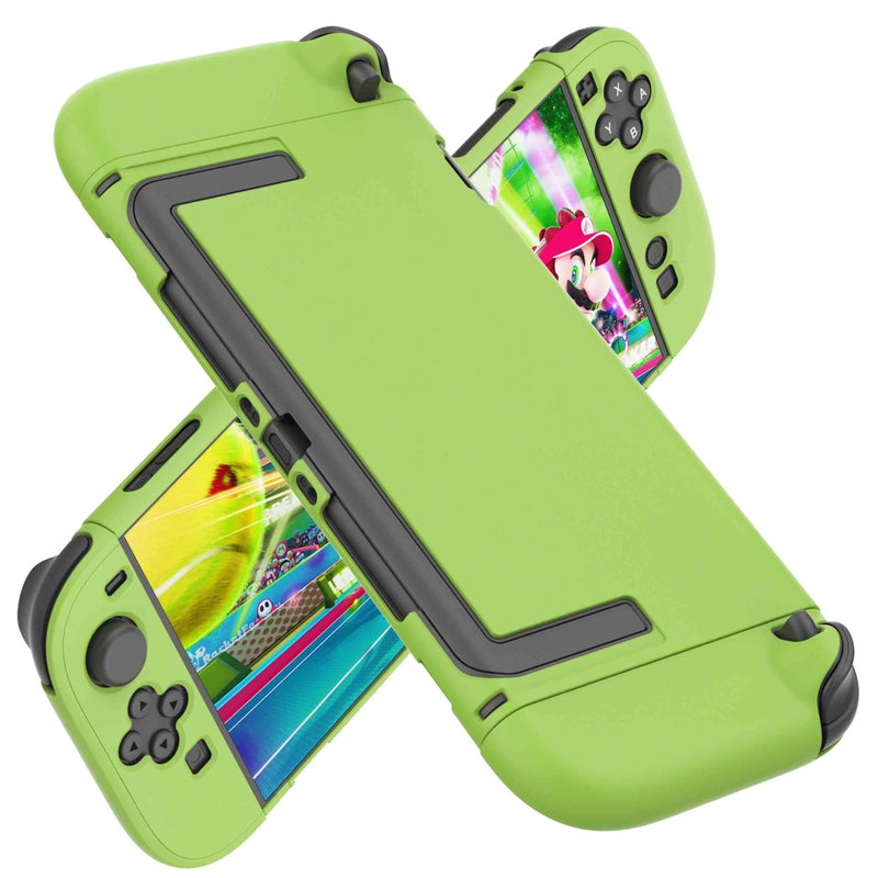 COMCOOL Dockable Case for Nintendo Switch 2 2025 - [Military Grade Drop Protection] Slim Shockproof with Anti-Fingerprint Switch 2 Protective Cover - Teagreen - Image 1