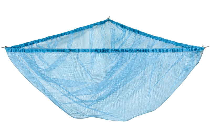 Handy Laundry Jumbo Toy Hammock - Organize stuffed animals or children's toys Looks great with any décor while neatly organizing kid's toys and stuffed animals. Expands to 5.5 feet (Blue) - Image 4