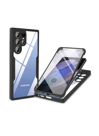 Phone case for Samsung Galaxy S22 Ultra/S23 Ultra/S24 Ultra phone case, built-in screen protector work, soft TPU transparent protection phone case, full body 360 degree protection shockproof case - pzsku/Z8BCD4329E8AF1259C2DAZ/45/_/1712566489/088acdd0-0b3c-4a93-af36-1323567a22c2
