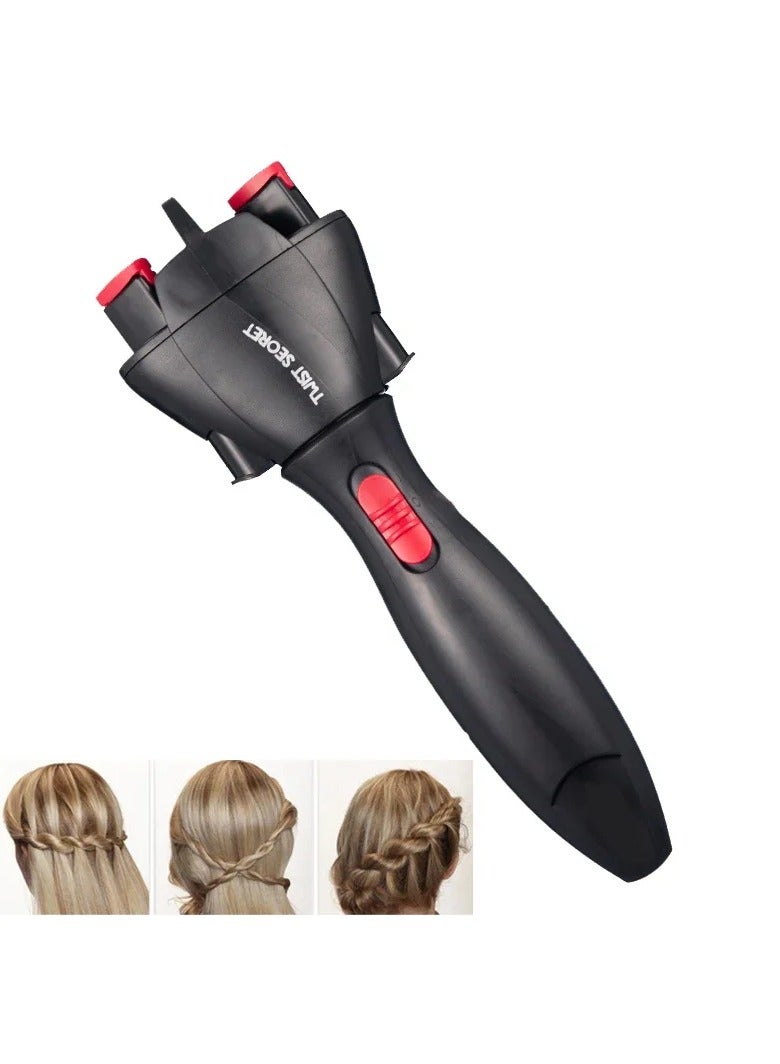 AROAQ Same Fast Braiding Device for Women and Children Electric Lazy Automatic Hair Braiding Device for Braiding Hair - Image 2