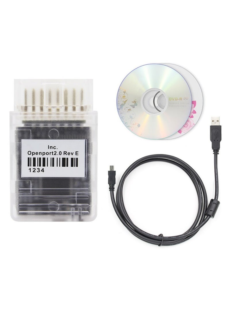 Loquat Openport 2.0+ECUFLASH Cable For Toyota, Jaguar And LandRover Diagnose - Image 1