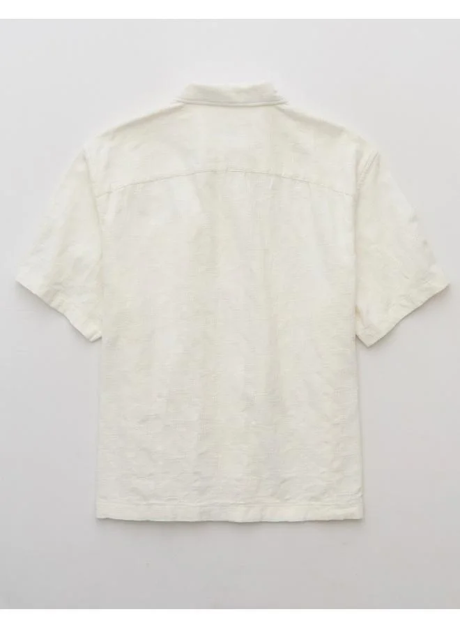 American Eagle AE Poolside Button-Up Shirt