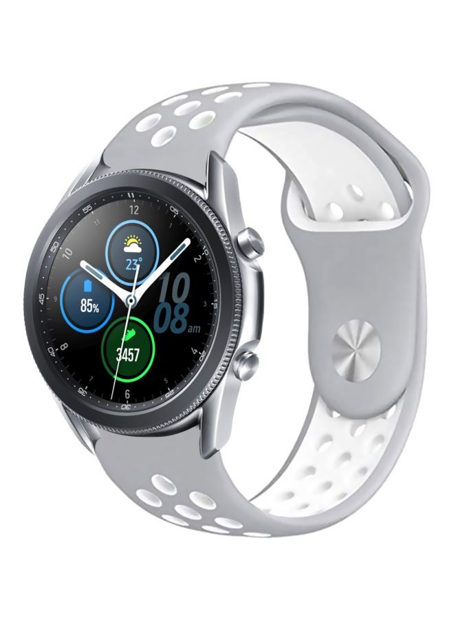 Perfii Replacement Band For Samsung Galaxy Watch 3 45mm Grey - Image 1