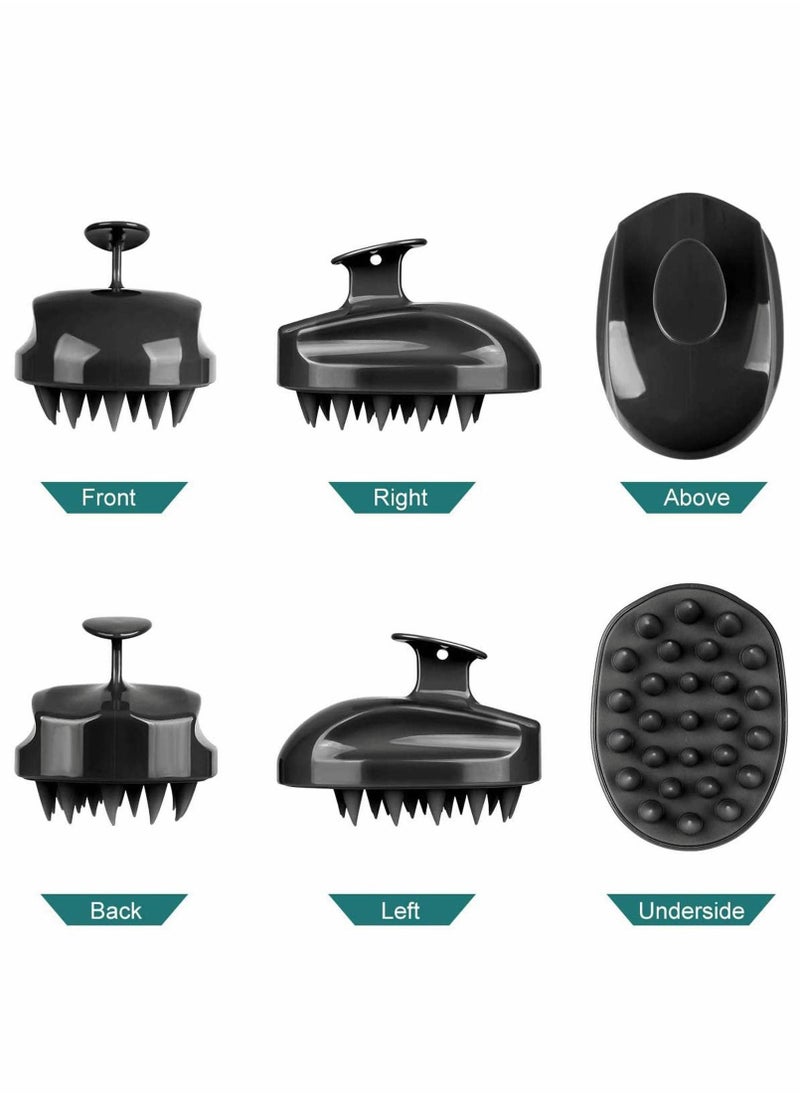 Y&D Hair Scalp Massager, Facial Cleansing Brush, Wet and Dry Shampoo Brush Massage Soft Silicone Rubber Can Use Be Women, Men, Baby, Pet  - Image 3