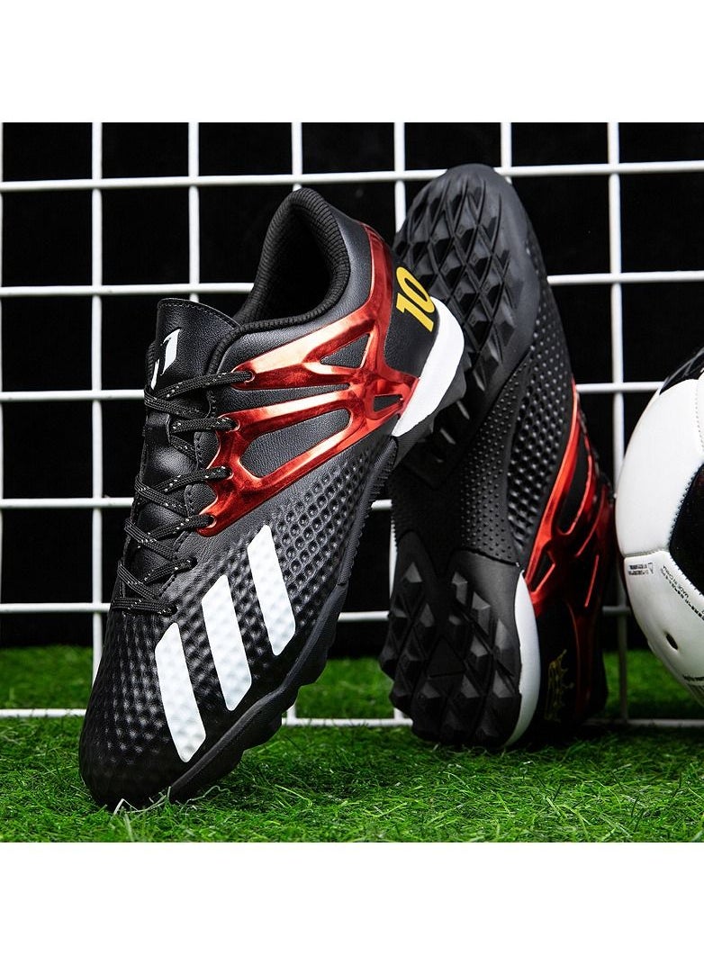 KUYING - Adult and children's gradient electroplating training low top football boots - Image 1