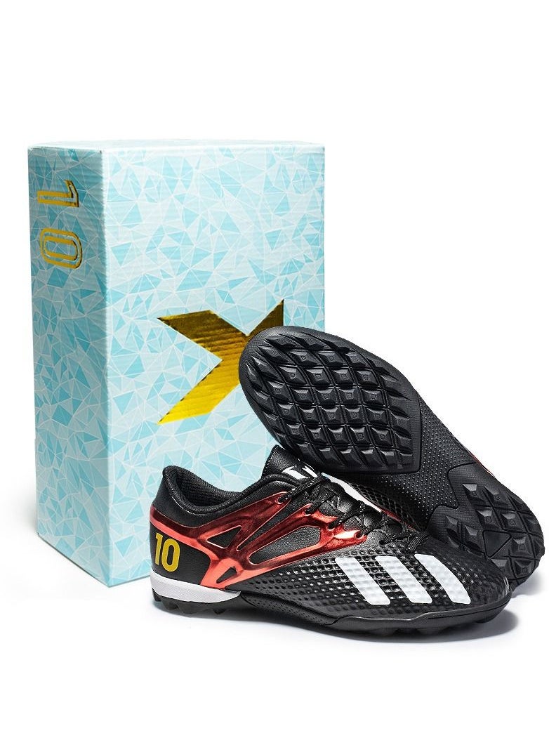 KUYING - Adult and children's gradient electroplating training low top football boots - Image 1