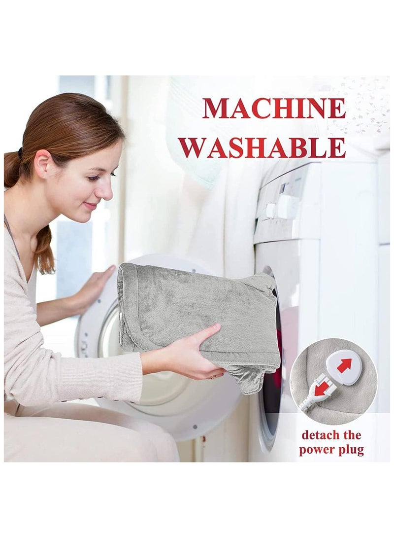 general Heating Pad,Electric Heat Pad for Neck and Shoulders- Fast Heat Warming Shawl 6 Electric Temperature Options 4 Timer Settings Safe Auto Shut-Off Machine Washable - Image 5