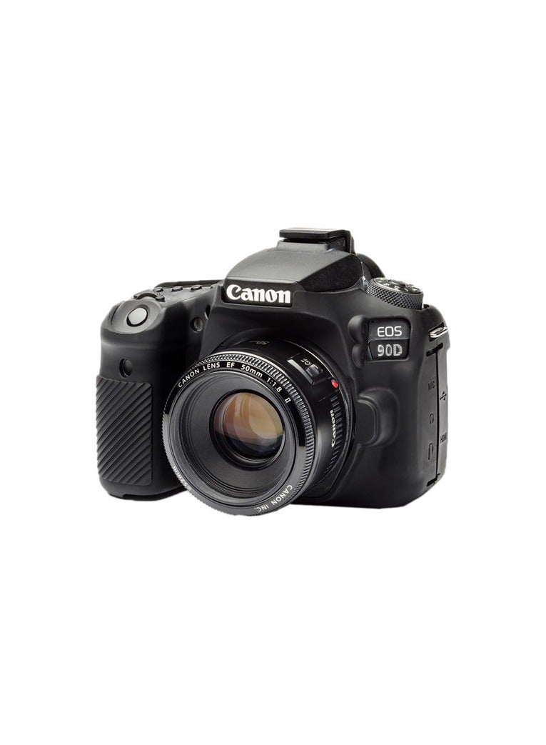 easyCover Silicone Protection Cover for Canon 90D (Black) - Image 1