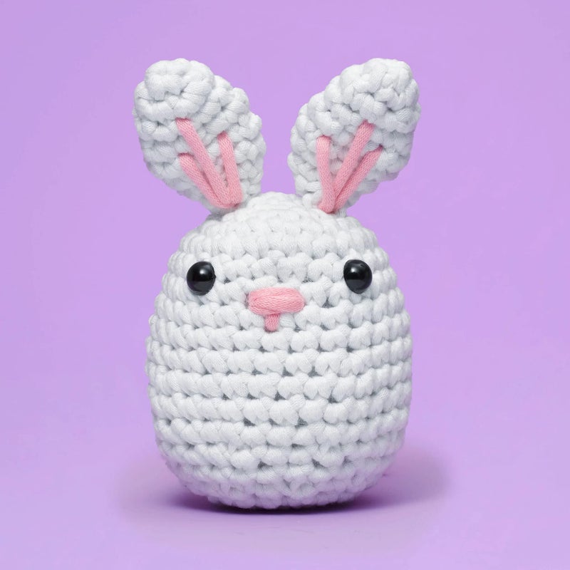 The Woobles Crochet Kit for Beginners - Easy Arts and Crafts Knitting & Crochet Animals Kit As Seen On Shark Tank - JoJo The Bunny - Image 2