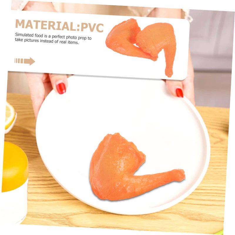Lifelike Duck Leg Food Props 5 Pieces For Kitchen Display Photography Decoration - Image 4