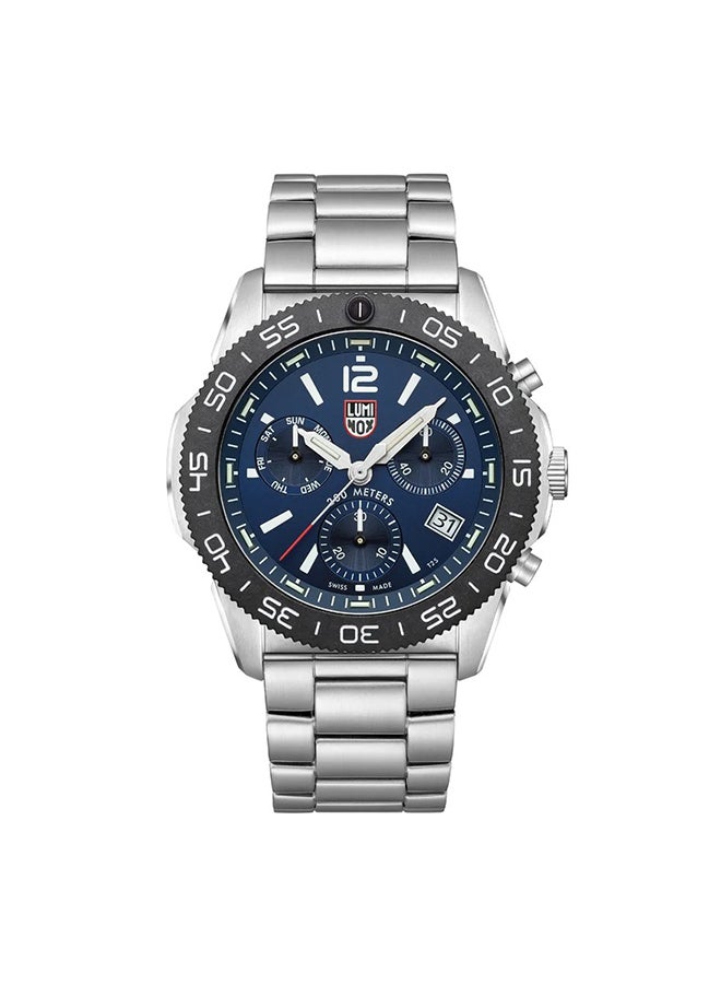 Luminox Men's Chronograph Round Shape Stainless Steel Wrist Watch XS.3144 - 44 Mm  - Image 1