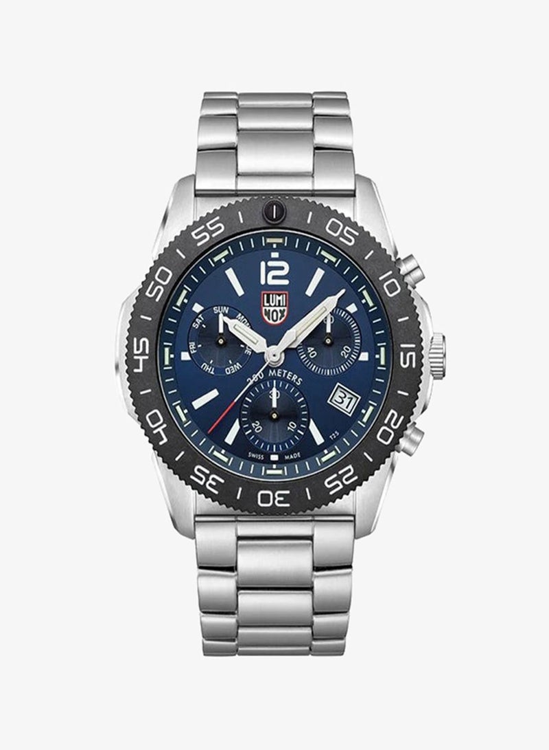 Luminox Men's Chronograph Round Shape Stainless Steel Wrist Watch XS.3144 - 44 Mm - Image 1