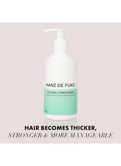 hanz de fuko Hanz de Fuko Premium Natural Conditioner - Sulfate and Paraben Free - Fights Dandruff and Scalp Irritation - 16+ Natural Plant Extracts, 8 oz.  - Image 3
