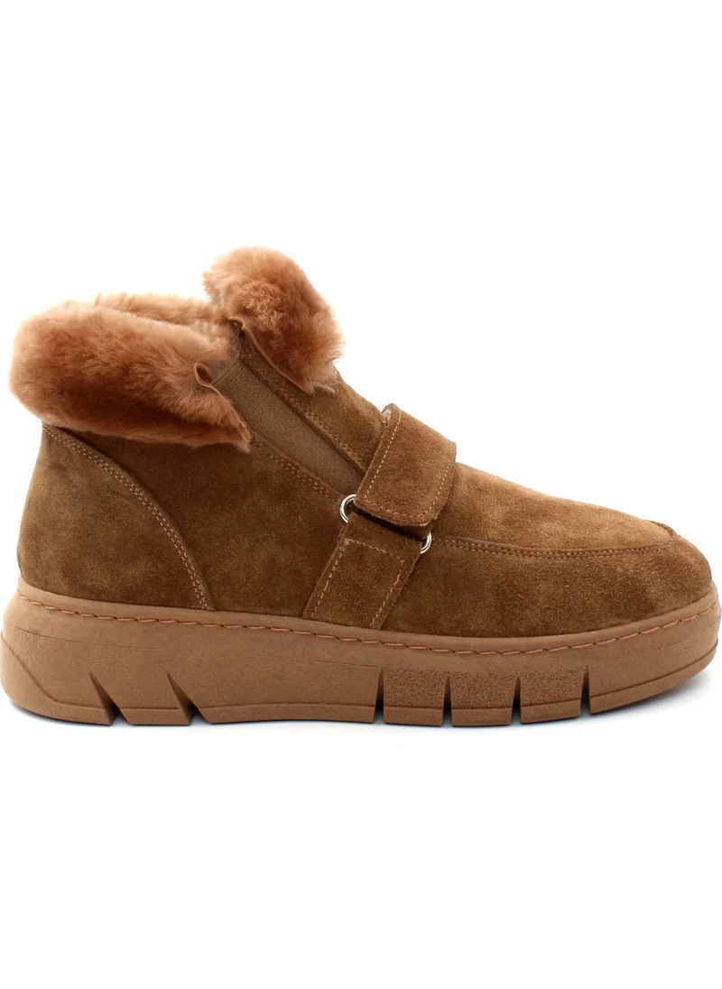 Fast Step Genuine Leather Fur Women's Classic Boots 916KZA3700