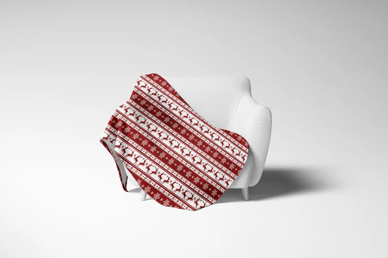 Eray Home Erays Home New Year & Christmas Patterned Polar TV Blanket