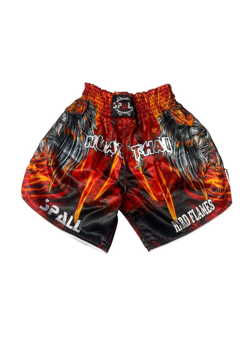 Spall Muay Thai Shorts | Boxing Grappling Shorts for MMA Kickboxing Muay Thai for Men and Women  - Image 1